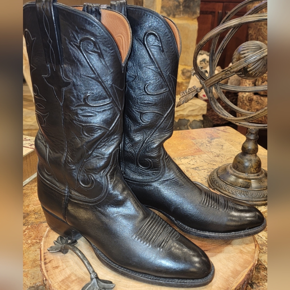 Lucchese Handmade EUC Leather Boots